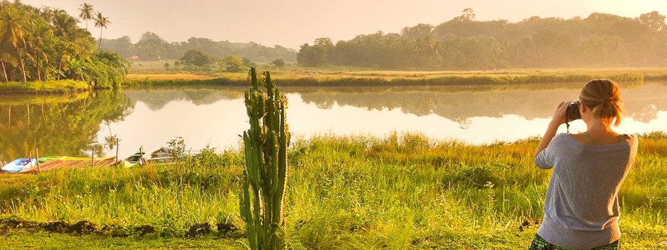 River view of Pomburpa-Olaulim